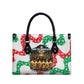 Civil Rights Leaders Christmas Leather Bag Vintage Black History Hope Freedom Art