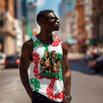 Civil Rights Leaders Christmas Men Tank Top Vintage Black History Hope Freedom Art