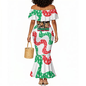 Civil Rights Leaders Christmas Mermaid Dress Vintage Black History Hope Freedom Art