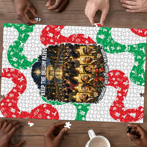 Civil Rights Leaders Christmas Puzzle Vintage Black History Hope Freedom Art