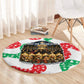 Civil Rights Leaders Christmas Round Carpet Vintage Black History Hope Freedom Art