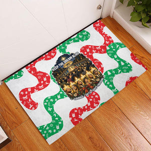 Civil Rights Leaders Christmas Rubber Doormat Vintage Black History Hope Freedom Art