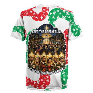 Civil Rights Leaders Christmas Rugby Jersey Vintage Black History Hope Freedom Art