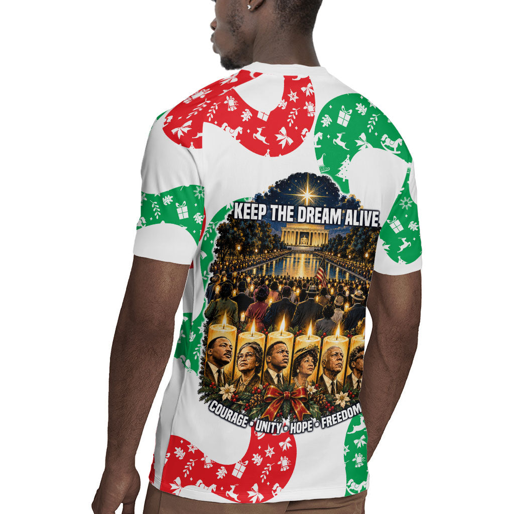 Civil Rights Leaders Christmas Rugby Jersey Vintage Black History Hope Freedom Art