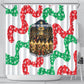 Civil Rights Leaders Christmas Shower Curtain Vintage Black History Hope Freedom Art