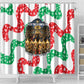 Civil Rights Leaders Christmas Shower Curtain Vintage Black History Hope Freedom Art