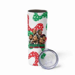 Civil Rights Leaders Christmas Skinny Tumbler Vintage Black History Hope Freedom Art