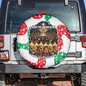 Civil Rights Leaders Christmas Spare Tire Cover Vintage Black History Hope Freedom Art