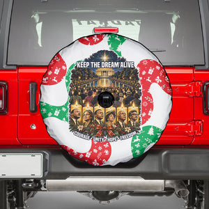 Civil Rights Leaders Christmas Spare Tire Cover Vintage Black History Hope Freedom Art