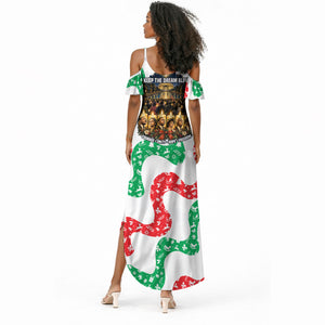 Civil Rights Leaders Christmas Summer Maxi Dress Vintage Black History Hope Freedom Art