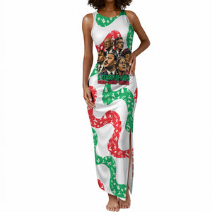 Civil Rights Leaders Christmas Tank Maxi Dress Vintage Black History Hope Freedom Art