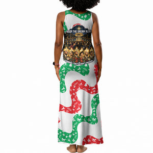 Civil Rights Leaders Christmas Tank Maxi Dress Vintage Black History Hope Freedom Art