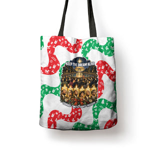 Civil Rights Leaders Christmas Tote Bag Vintage Black History Hope Freedom Art