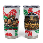 Civil Rights Leaders Christmas Tumbler Cup Vintage Black History Hope Freedom Art