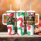 Civil Rights Leaders Christmas Tumbler With Handle Vintage Black History Hope Freedom Art