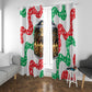Civil Rights Leaders Christmas Window Curtain Vintage Black History Hope Freedom Art
