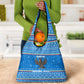 Equatorial Guinea Christmas Grocery Bag Nzalang Noel Eagle Flag Snowflakes - African Pride