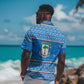 Equatorial Guinea Christmas Hawaiian Shirt Nzalang Noel Eagle Flag Snowflakes - African Pride
