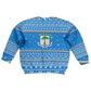 Equatorial Guinea Christmas Kid Ugly Christmas Sweater Nzalang Noel Eagle Flag Snowflakes - African Pride
