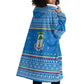 Equatorial Guinea Christmas Wearable Blanket Hoodie Nzalang Noel Eagle Flag Snowflakes - African Pride