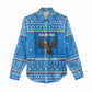 Equatorial Guinea Christmas Women Casual Shirt Nzalang Noel Eagle Flag Snowflakes - African Pride