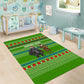Equatorial Guinea Christmas Area Rug Santa Gorilla Gift Basket - African Pride