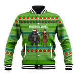 Equatorial Guinea Christmas Baseball Jacket Santa Gorilla Gift Basket - African Pride