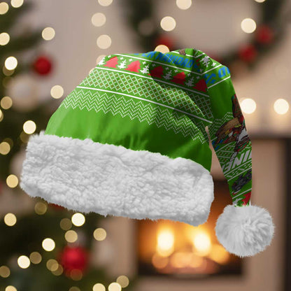 Equatorial Guinea Christmas Santa Hat Santa Gorilla Gift Basket - African Pride