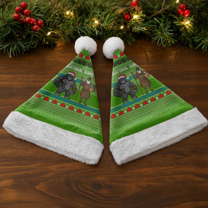 Equatorial Guinea Christmas Santa Hat Santa Gorilla Gift Basket - African Pride