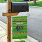 Equatorial Guinea Christmas Garden Flag Santa Gorilla Gift Basket - African Pride
