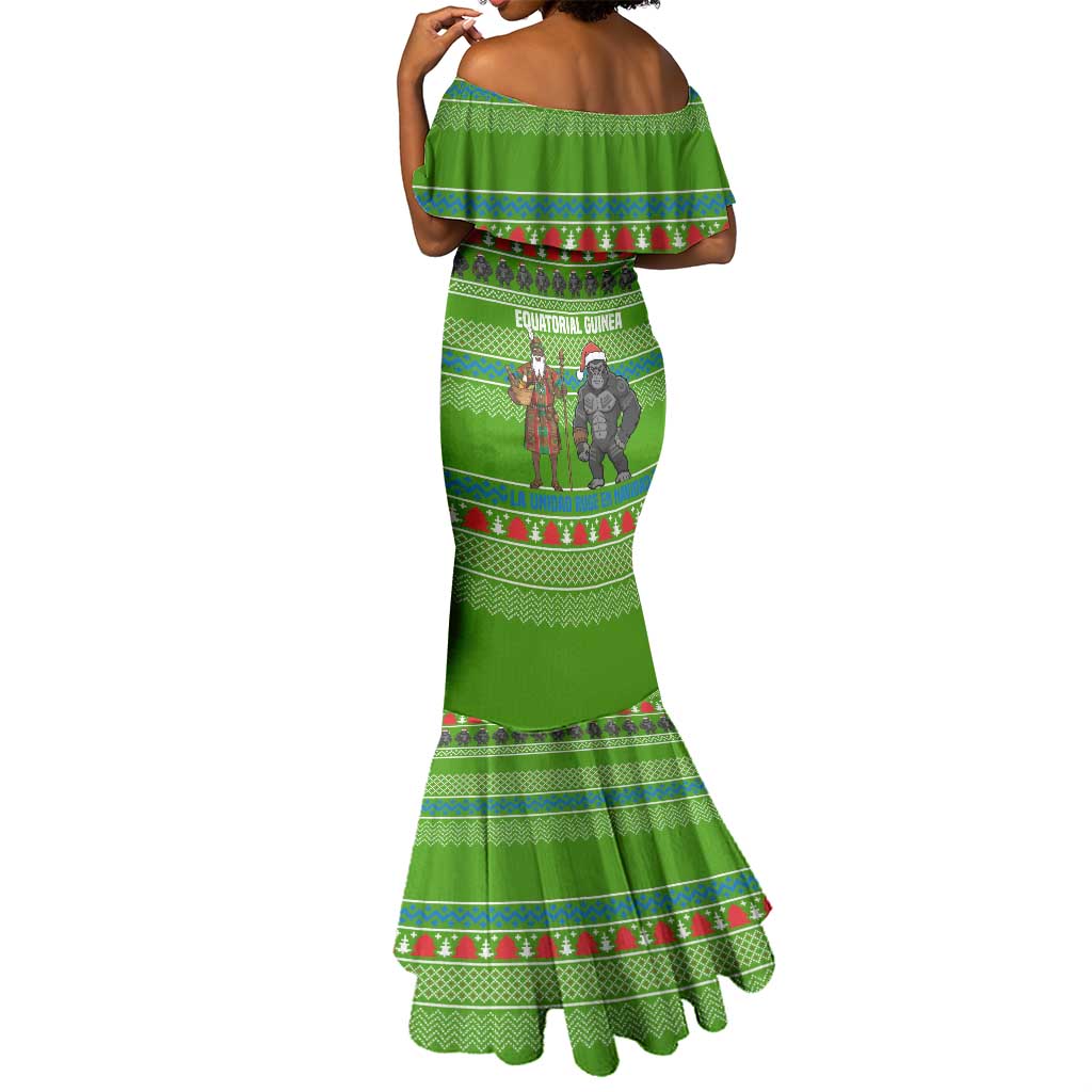 Equatorial Guinea Christmas Mermaid Dress Santa Gorilla Gift Basket - African Pride