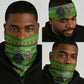 Equatorial Guinea Christmas Neck Gaiter Santa Gorilla Gift Basket - African Pride