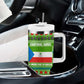 Equatorial Guinea Christmas Tumbler With Handle Santa Gorilla Gift Basket - African Pride