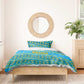 Rwanda Christmas Bedding Set Festive Geometric Motifs and Bold Typography - African Pride