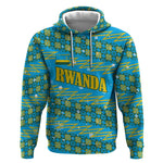 Rwanda Christmas Hoodie Festive Geometric Motifs and Bold Typography - African Pride