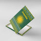 Rwanda Christmas Canvas Wall Art National Emblem and Radiant Sun Motif - African Pride