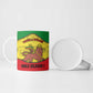 Haile Selassie I Ceramic Mug Ethiopia Lion of Judah and Conquering Lion Pattern Tribute - African Pride