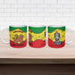 Haile Selassie I Ceramic Mug Ethiopia Lion of Judah and Conquering Lion Pattern Tribute - African Pride