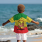 Haile Selassie I Kid Hawaiian Shirt Ethiopia Lion of Judah and Conquering Lion Pattern Tribute - African Pride