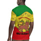 Haile Selassie I Rugby Jersey Ethiopia Lion of Judah and Conquering Lion Pattern Tribute - African Pride