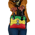 Haile Selassie I Shoulder Handbag Ethiopia Lion of Judah and Conquering Lion Pattern Tribute - African Pride