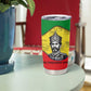 Haile Selassie I Tumbler Cup Ethiopia Lion of Judah and Conquering Lion Pattern Tribute - African Pride