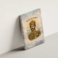 Haile Selassie I Ethiopia Canvas Wall Art with King of Kings and Conquering Lion Cloud Rays and Regal Portrait - African Pride