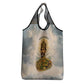 Haile Selassie I Ethiopia Grocery Bag with King of Kings and Conquering Lion Cloud Rays and Regal Portrait - African Pride