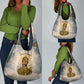 Haile Selassie I Ethiopia Grocery Bag with King of Kings and Conquering Lion Cloud Rays and Regal Portrait - African Pride