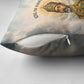 Haile Selassie I Ethiopia Pillow Cover with King of Kings and Conquering Lion Cloud Rays and Regal Portrait - African Pride