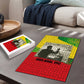 Ethiopia Haile Selassie I Puzzle with Addis Ababa 1963 Speech Quote Pan-African Flag Colors and Kente Pattern - African Pride