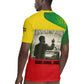 Ethiopia Haile Selassie I Rugby Jersey with Addis Ababa 1963 Speech Quote Pan-African Flag Colors and Kente Pattern