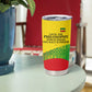 Ethiopia Haile Selassie I Tumbler Cup with Addis Ababa 1963 Speech Quote Pan-African Flag Colors and Kente Pattern - African Pride