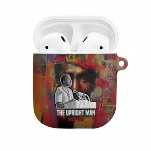 Thomas Sankara Burkina Faso AirPods Case with Bold Portrait and The Upright Man Tribute Design - African Pride
